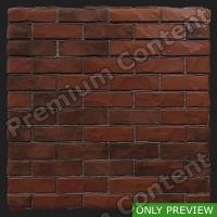 PBR wall brick damaged preview 0002